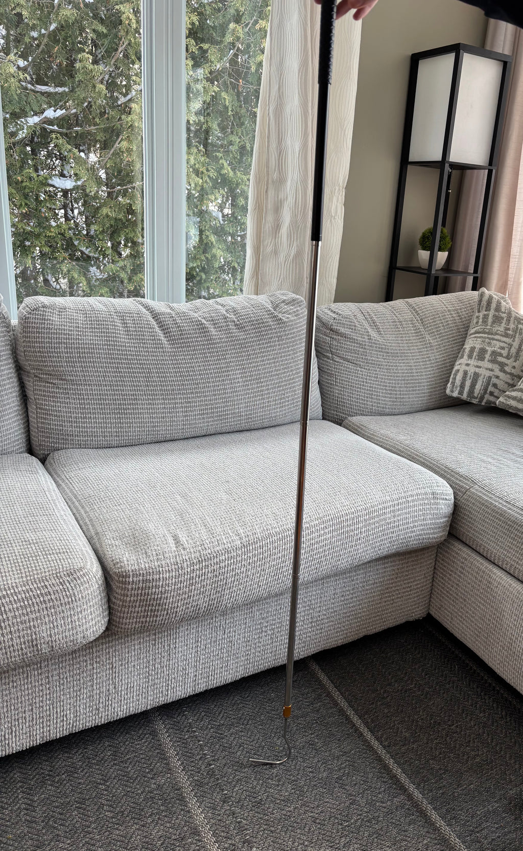 Under-Furniture Cat Toy Retriever - No More Lost Toys!