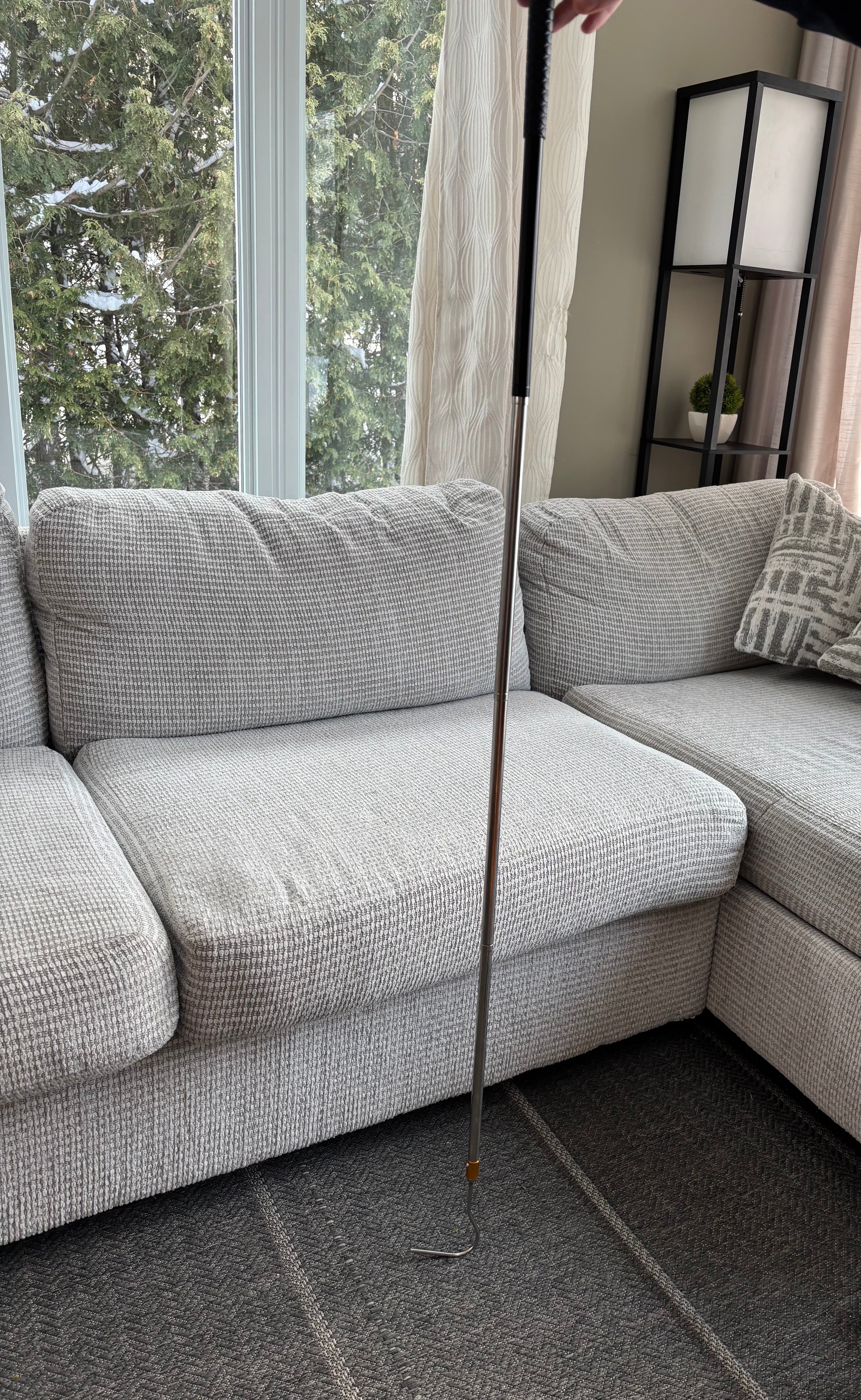 Under-Furniture Cat Toy Retriever - No More Lost Toys!