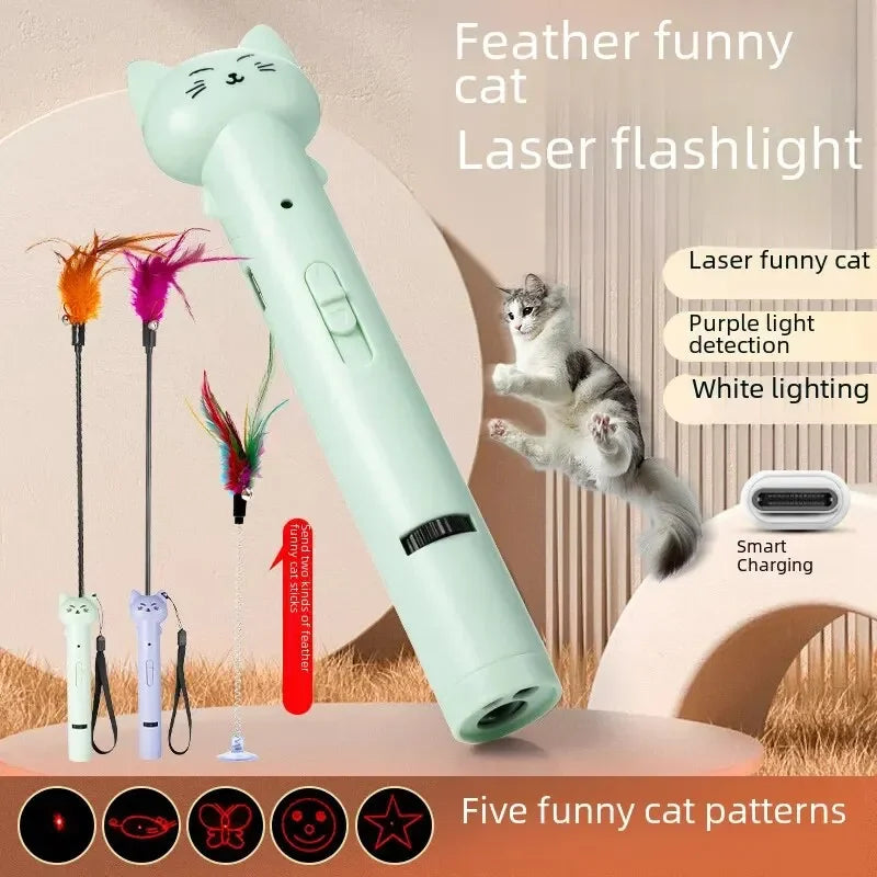 USB Charging CatLaser
