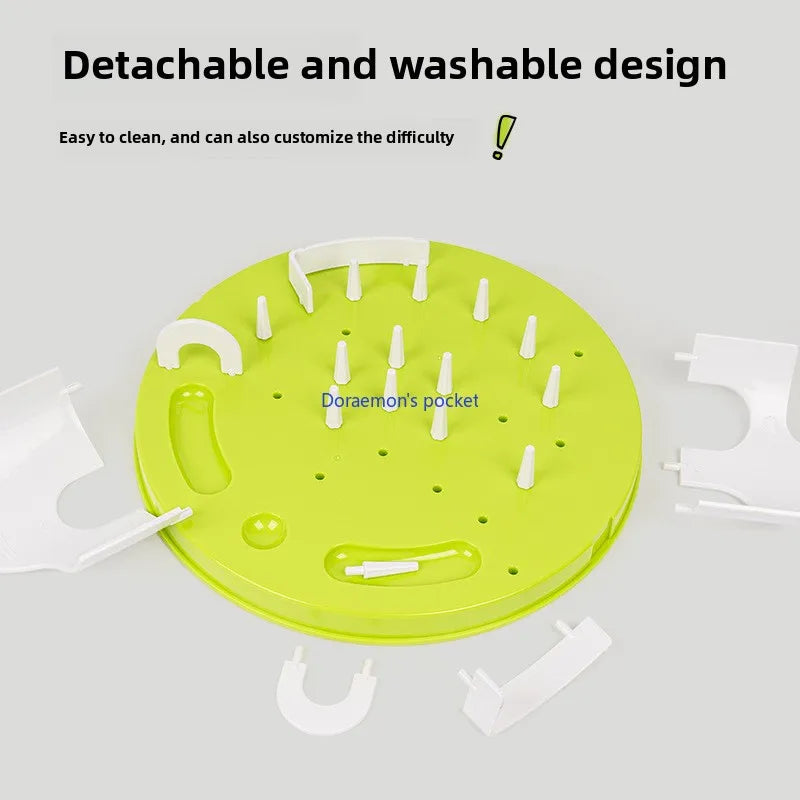 Fully Customizable Slow Feeder Maze Toy - Treat Puzzle Game