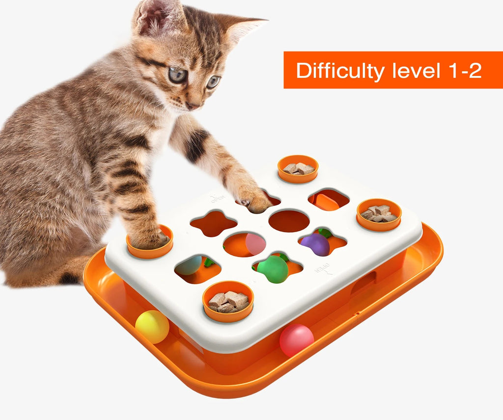Interactive Puzzle Toy - Slow Feeder Treat Finding Game