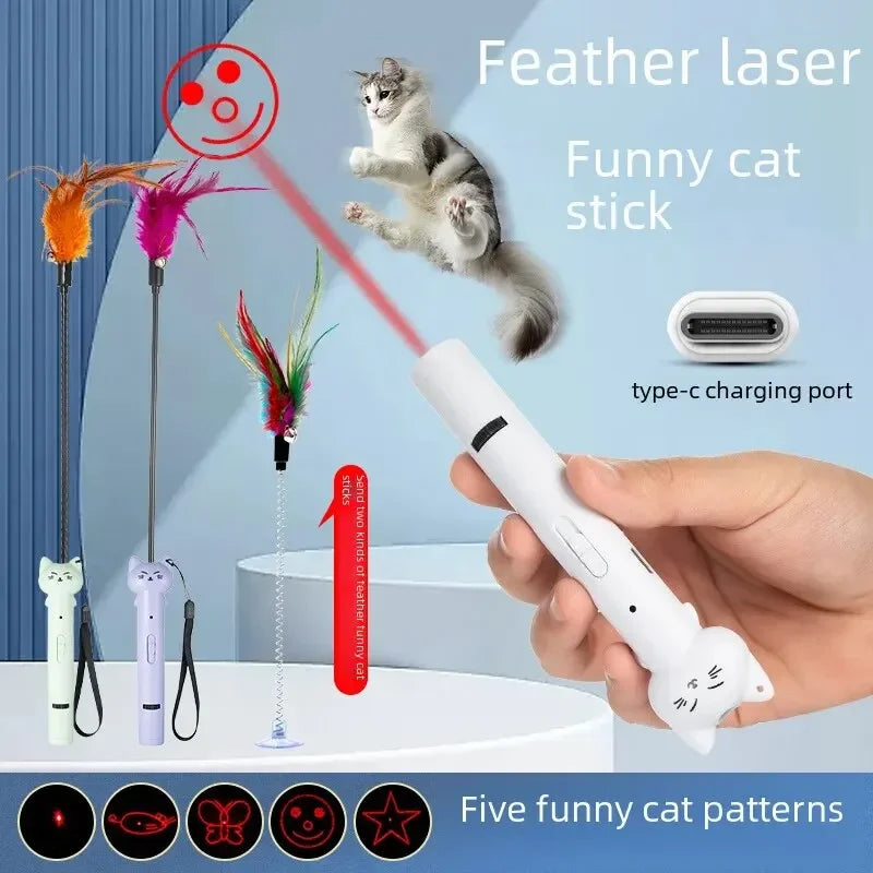 USB Charging CatLaser
